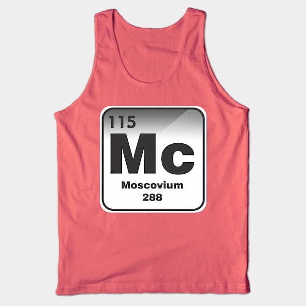 Element 115 Tank Top by MoodyChameleon